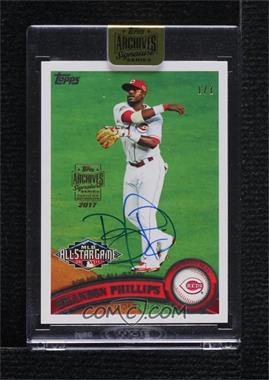 2017 Topps Archives All-Star Signature Edition Buybacks - [Base] #11TUS-US306 - Brandon Phillips (2011 Topps Update Series) /1 [Buyback]
