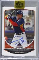 George Springer (2013 Bowman Top Prospects) [Buyback] #/69