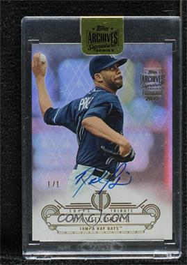 2017 Topps Archives All-Star Signature Edition Buybacks - [Base] #14TT-84 - David Price (2014 Topps Tribute) /1 [Buyback]