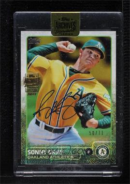 2017 Topps Archives All-Star Signature Edition Buybacks - [Base] #15T-305 - Sonny Gray (2015 Topps) /71 [Buyback]