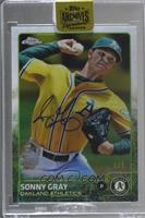 Sonny Gray (2015 Topps Chrome; Print Run 6) [Buyback] #/6