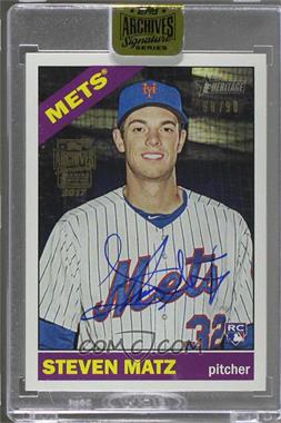 2017 Topps Archives All-Star Signature Edition Buybacks - [Base] #15TH-630 - Steven Matz (2015 Topps Heritage) /90 [Buyback]