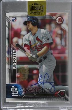 2017 Topps Archives All-Star Signature Edition Buybacks - [Base] #16B-123 - Stephen Piscotty (2016 Bowman) /99 [Buyback]
