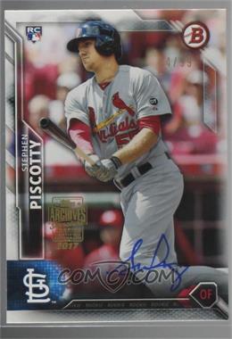 2017 Topps Archives All-Star Signature Edition Buybacks - [Base] #16B-123 - Stephen Piscotty (2016 Bowman) /99 [Buyback]