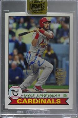 2017 Topps Archives All-Star Signature Edition Buybacks - [Base] #16TA-168 - Matt Carpenter (2016 Topps Archives) /14 [Buyback]