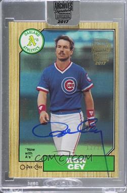 2017 Topps Archives Postseason Signature Edition Buybacks - [Base] #87OPC-322 - Ron Cey (1987 O-Pee-Chee) /26 [Buyback]