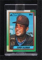 Sandy Alomar Jr. (1990 Topps) [Buyback] #/67