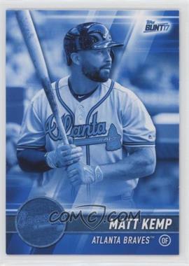 2017 Topps Bunt - [Base] - Blue #110 - Matt Kemp