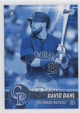 2017 Topps Bunt - [Base] - Blue #13 - David Dahl