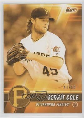 2017 Topps Bunt - [Base] - Orange #163 - Gerrit Cole /50