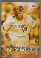 Charlie Blackmon [Noted] #/50