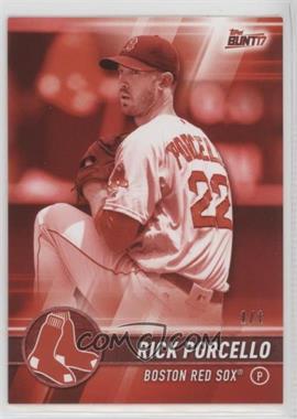 2017 Topps Bunt - [Base] - Red #105 - Rick Porcello /1