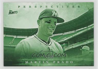 2017 Topps Bunt - Perspectives - Green #P-MP - Martin Prado /99