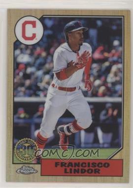 2017 Topps Chrome - 1987 Design #87T-11 - Francisco Lindor