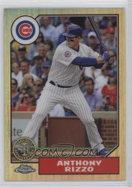 2017 Topps Chrome - 1987 Design #87T-22 - Anthony Rizzo