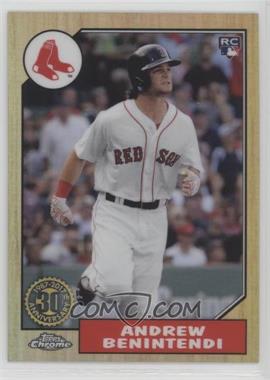 2017 Topps Chrome - 1987 Design #87T-25 - Andrew Benintendi