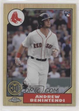 2017 Topps Chrome - 1987 Design #87T-25 - Andrew Benintendi