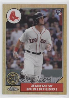 2017 Topps Chrome - 1987 Design #87T-25 - Andrew Benintendi