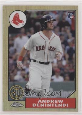 2017 Topps Chrome - 1987 Design #87T-25 - Andrew Benintendi