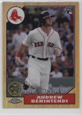 2017 Topps Chrome - 1987 Design #87T-25 - Andrew Benintendi