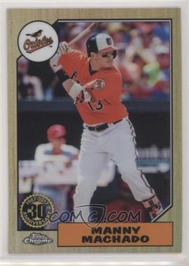 2017 Topps Chrome - 1987 Design #87T-4 - Manny Machado