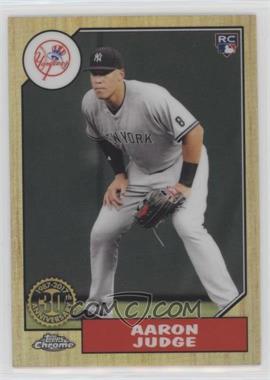 2017 Topps Chrome - 1987 Design #87T-8 - Aaron Judge