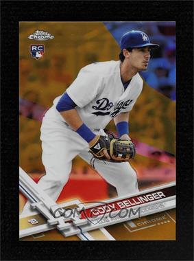 2017 Topps Chrome - [Base] - Gold Refractor #79 - Cody Bellinger /50