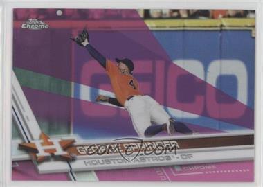 2017 Topps Chrome - [Base] - Pink Refractor #129 - George Springer