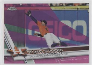 2017 Topps Chrome - [Base] - Pink Refractor #129 - George Springer