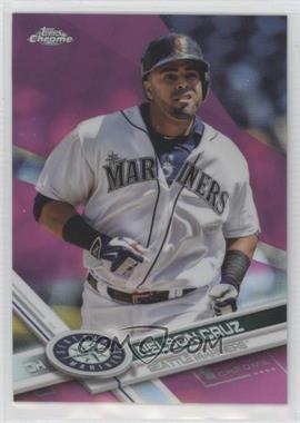 2017 Topps Chrome - [Base] - Pink Refractor #133 - Nelson Cruz