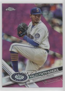 2017 Topps Chrome - [Base] - Pink Refractor #20 - Felix Hernandez