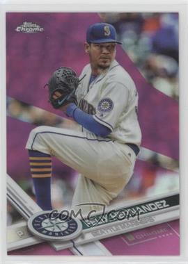 2017 Topps Chrome - [Base] - Pink Refractor #20 - Felix Hernandez