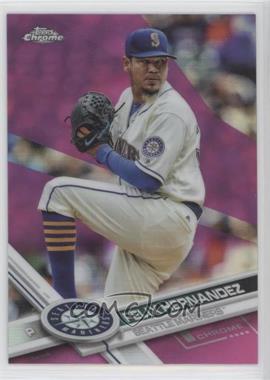 2017 Topps Chrome - [Base] - Pink Refractor #20 - Felix Hernandez