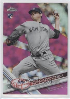 2017 Topps Chrome - [Base] - Pink Refractor #24 - Jordan Montgomery