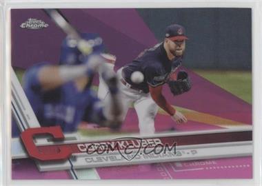 2017 Topps Chrome - [Base] - Pink Refractor #5 - Corey Kluber