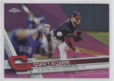 2017 Topps Chrome - [Base] - Pink Refractor #5 - Corey Kluber