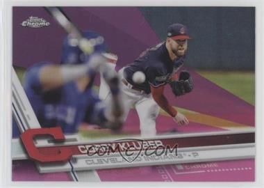 2017 Topps Chrome - [Base] - Pink Refractor #5 - Corey Kluber