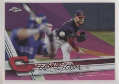 2017 Topps Chrome - [Base] - Pink Refractor #5 - Corey Kluber