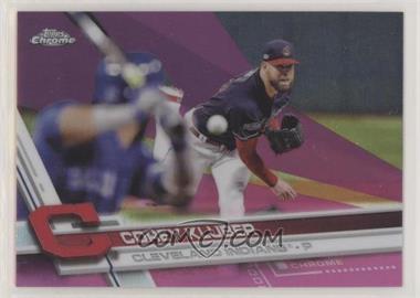 2017 Topps Chrome - [Base] - Pink Refractor #5 - Corey Kluber