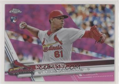 2017 Topps Chrome - [Base] - Pink Refractor #66 - Alex Reyes