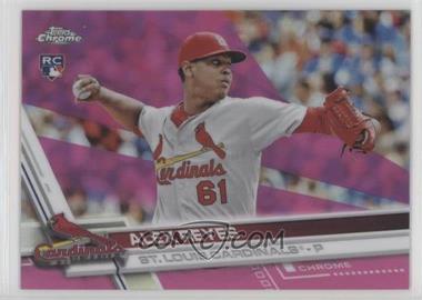 2017 Topps Chrome - [Base] - Pink Refractor #66 - Alex Reyes