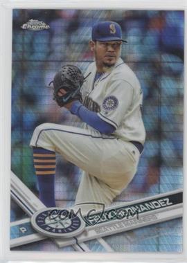 2017 Topps Chrome - [Base] - Prism Refractor #20 - Felix Hernandez