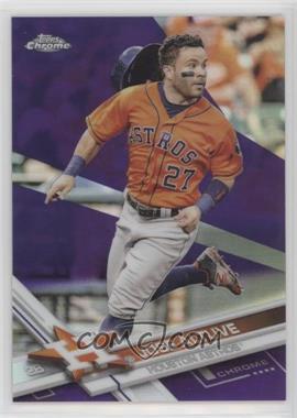 2017 Topps Chrome - [Base] - Purple Refractor #37 - Jose Altuve /299