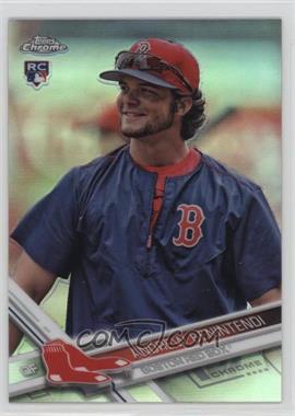 2017 Topps Chrome - [Base] - Refractor #100.2 - Photo Variation - Andrew Benintendi (In Warmup)