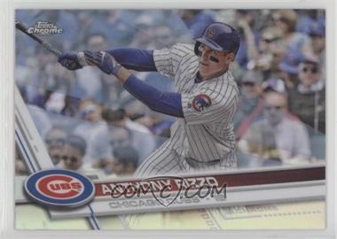 2017 Topps Chrome - [Base] - Refractor #173.1 - Anthony Rizzo (Batting)