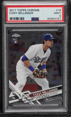 2017 Topps Chrome - [Base] #79 - Cody Bellinger [PSA 9 MINT]