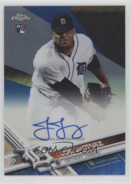 2017 Topps Chrome - Rookie Autographs - Blue Wave Refractor #RA-JJ - Joe Jimenez /75