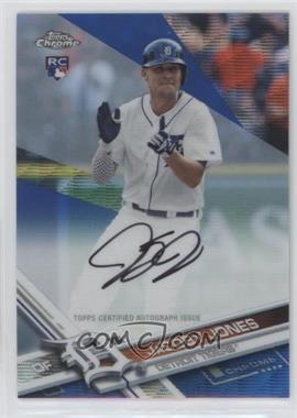 2017 Topps Chrome - Rookie Autographs - Blue Wave Refractor #RA-JJO - JaCoby Jones /75