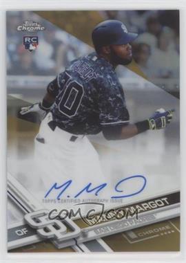 2017 Topps Chrome - Rookie Autographs - Gold Refractor #RA-MM - Manny Margot /50