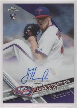 2017 Topps Chrome - Rookie Autographs - Purple Refractor #RA-JT - Jake Thompson /250